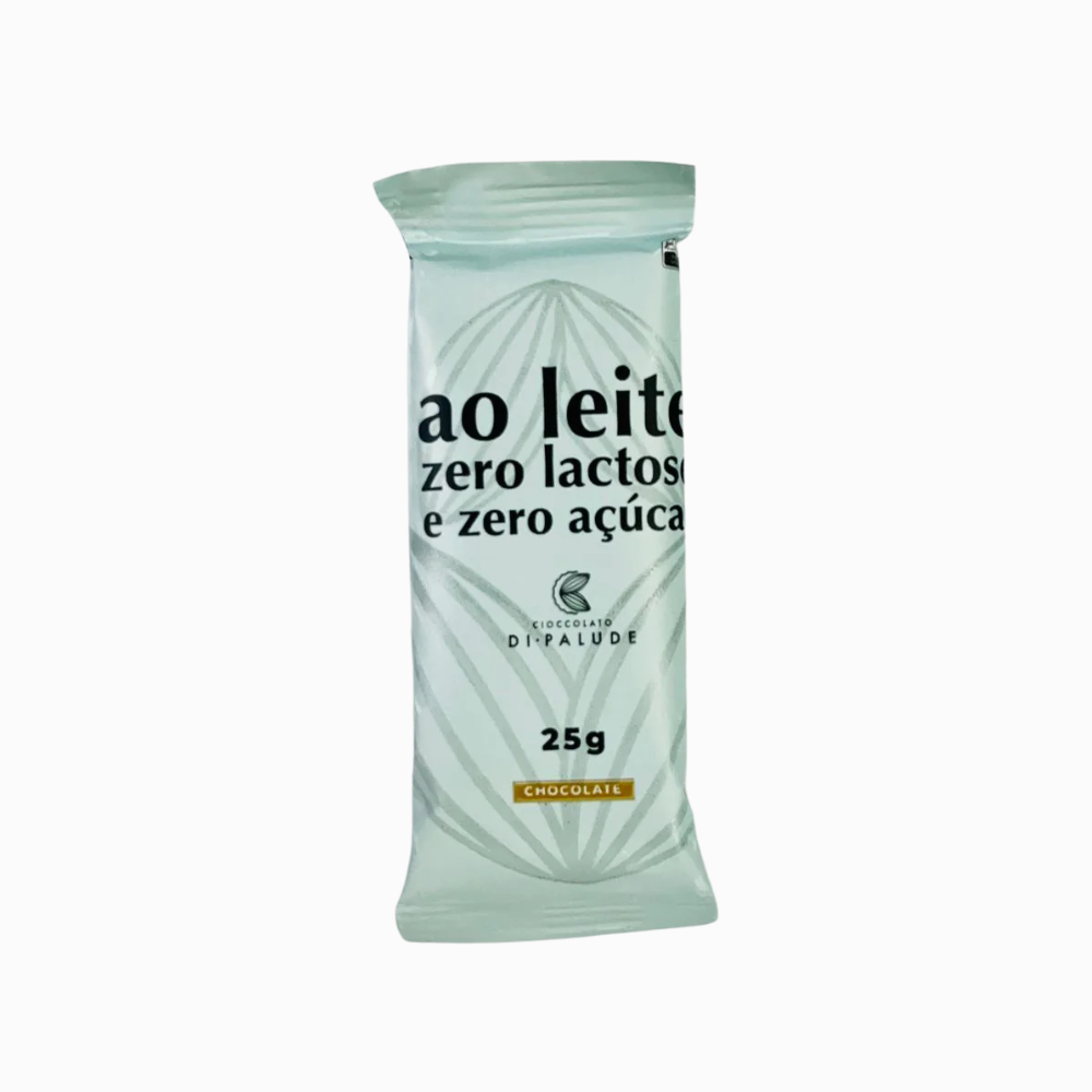 Chocolate ao Leite Zero Açúcar e Zero Lactose 25g (44% Cacau)