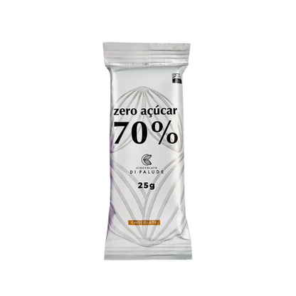 Chocolate 70% Cacau Zero Açúcar 25g