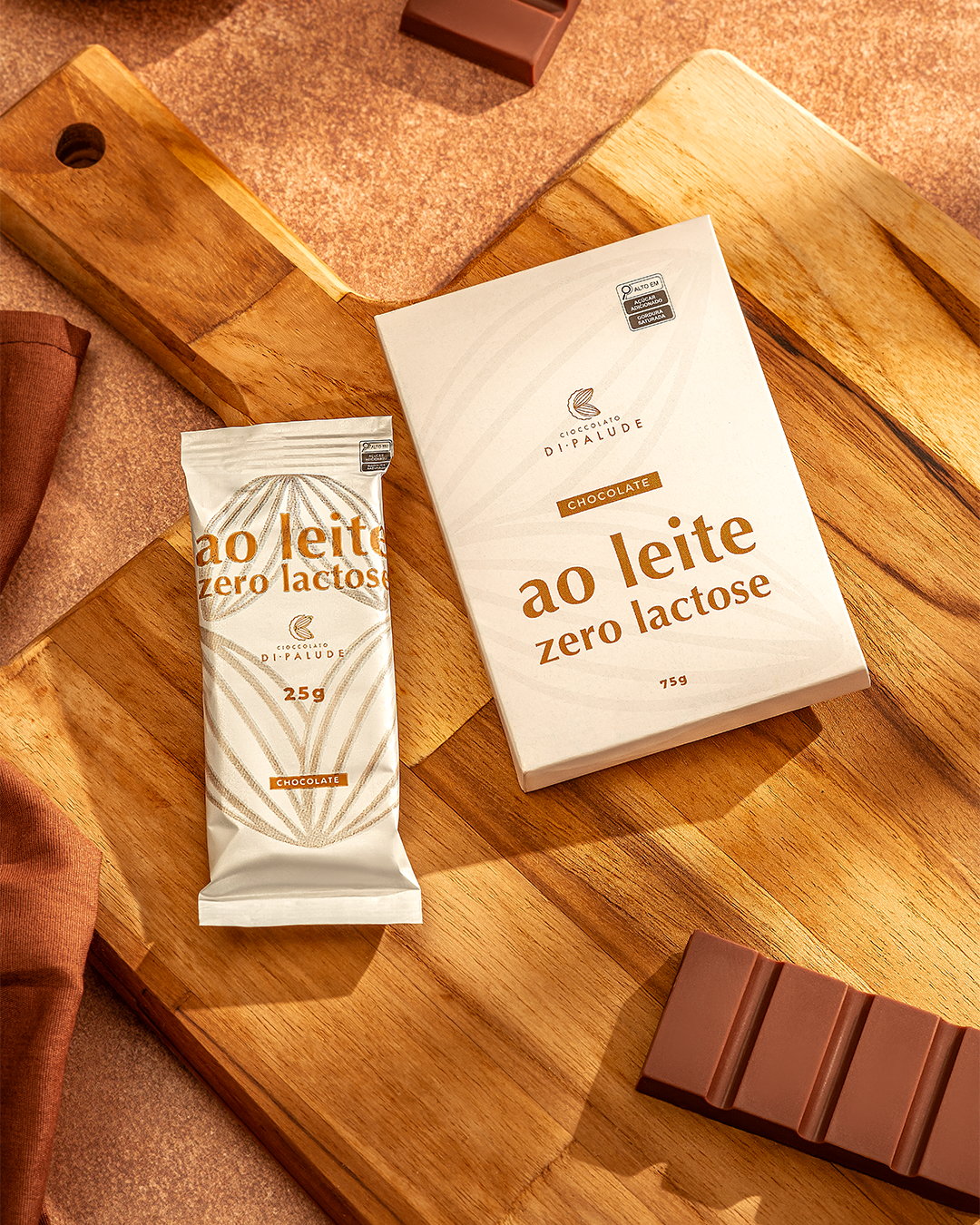 Chocolate ao Leite Zero Lactose 44% Cacau 25g