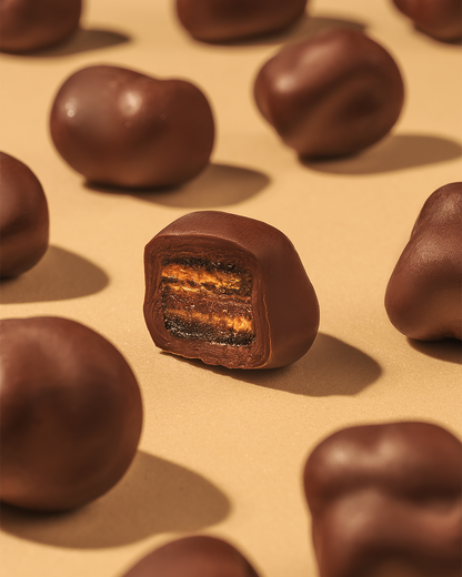 Drágeas de Banana com Chocolate Intenso 70% Cacau 75g – Di Palude