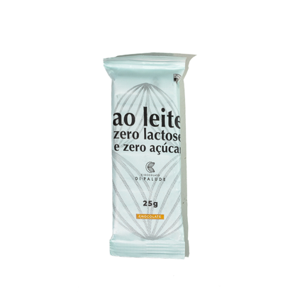 Chocolate ao Leite Zero Açúcar e Zero Lactose 44% Cacau 25g