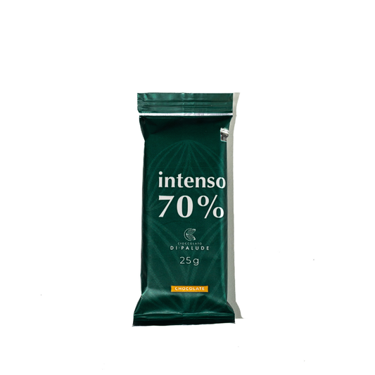 Barra de Chocolate Intenso 70% Cacau Intenso 25g Di Palude