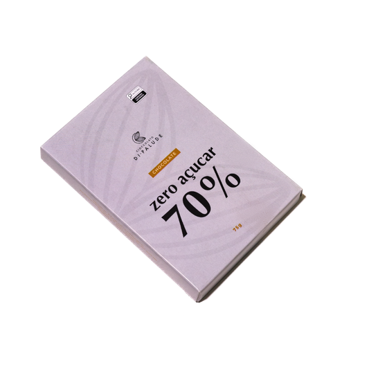 Chocolate 70% Cacau Zero Açúcar Di Palude 75g