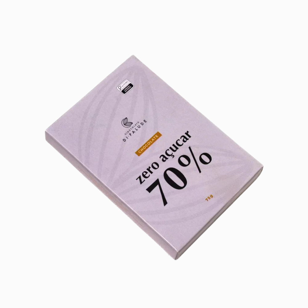 Chocolate 70% Cacau Zero Açúcar – 25g