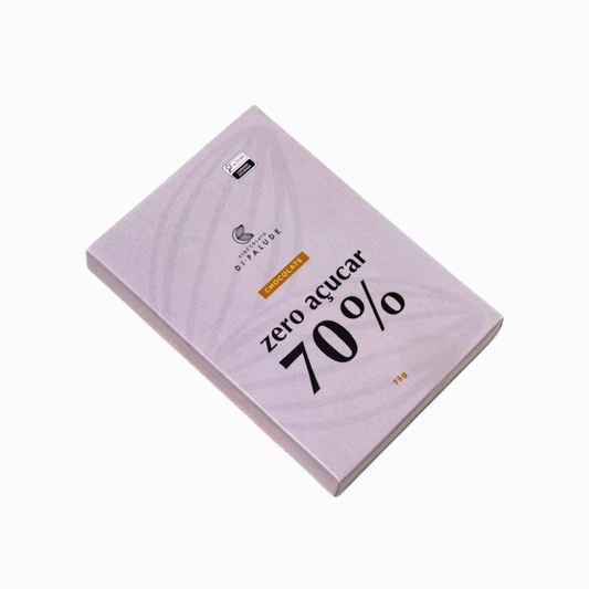 Chocolate 70% Cacau Zero Açúcar – 25g