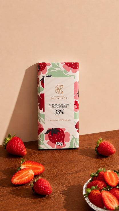 Barra 80g Branco com Morango