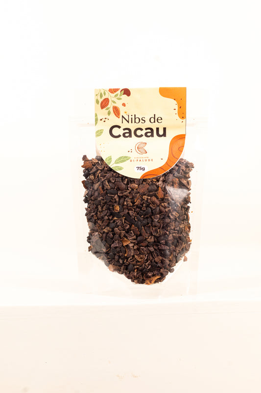 Nibs de Cacau Fino 75g | Snack Artesanal Crocante para o Dia a Dia Saudável — Di Palude